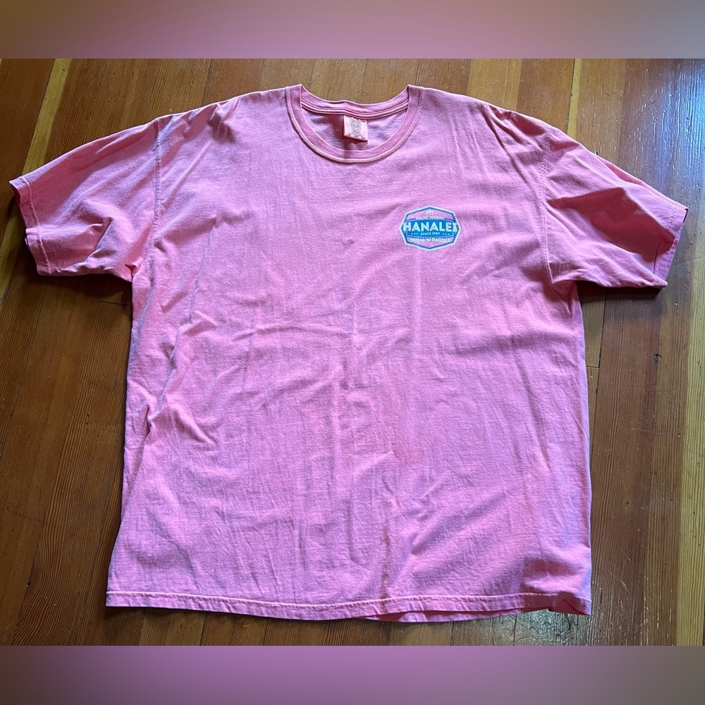 Hanalei, Hawaii Coral T-Shirt men’s, women’s sz. 2X Kauai - Picture 4 of 5